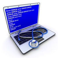 Computer mit Störung